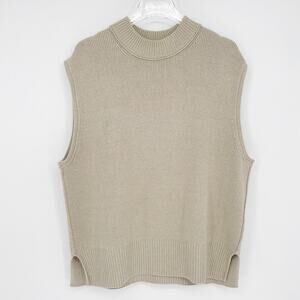 Free People Oversized Chunky Knit Sweater Vest Tank Sleeveless Small Women’s